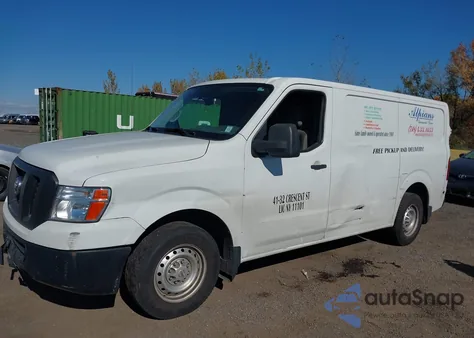2015 Nissan Nv Cargo Nv1500 S V6 z USA, uszkodzony, nr VIN 1N6BF0KL8FN808409